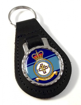 Royal Air Force Regiment No. 34 Leather Key Fob