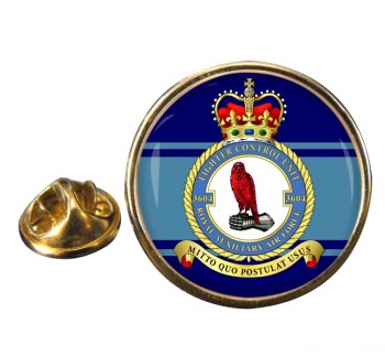 No. 3604 Fighter Control Unit RAuxAF Round Pin Badge