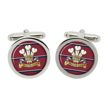 3rd Prince of Wales's Dragoon Guards, British Army Cufflinks in Chrome Box