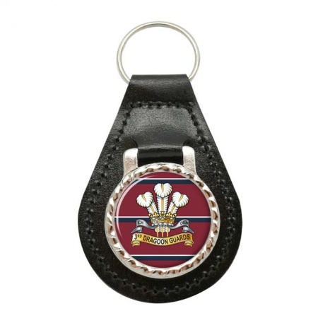 3rd Prince of Wales's Dragoon Guards, British Army Leather Key Fob