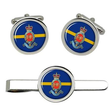 3rd Regiment Royal Horse Artillery, British Army ER Cufflinks and Tie Clip Set