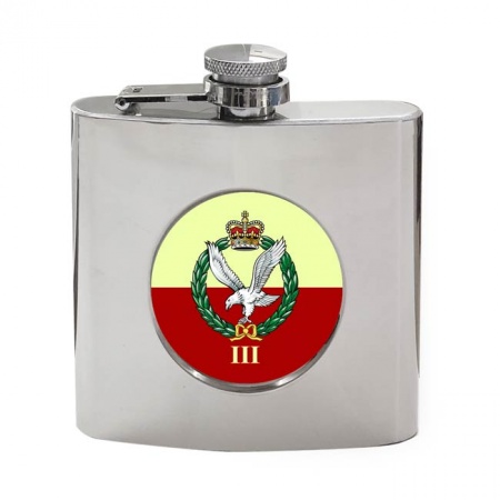 3 Regiment Army Air Corps, British Army ER Hip Flask