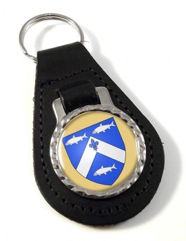 Trois-Rivires (Canada) Leather Key Fob
