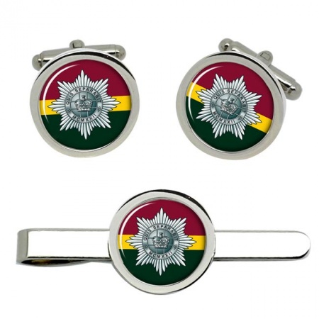 4th/7th Royal Dragoon Guards, British Army Cufflinks and Tie Clip Set