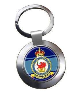 No. 402 Air Stores Park (Royal Air Force) Chrome Key Ring