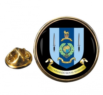 40 Commando Royal Marines Round Pin Badge