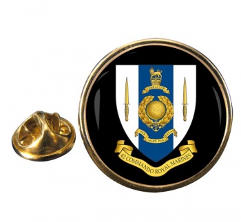 42 Commando Royal Marines Round Pin Badge