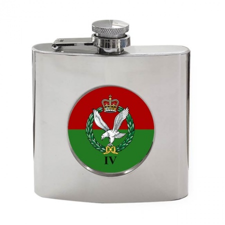 4 Regiment Army Air Corps, British Army ER Hip Flask