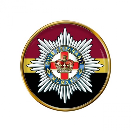 4th/7th Royal Dragoon Guards Colour, British Army Pin Badge