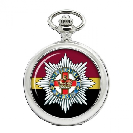 4th/7th Royal Dragoon Guards Colour, British Army Pocket Watch