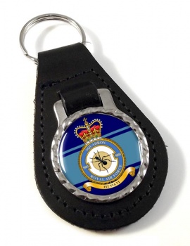 No. 5001 Squadron (Royal Air Force) Leather Key Fob