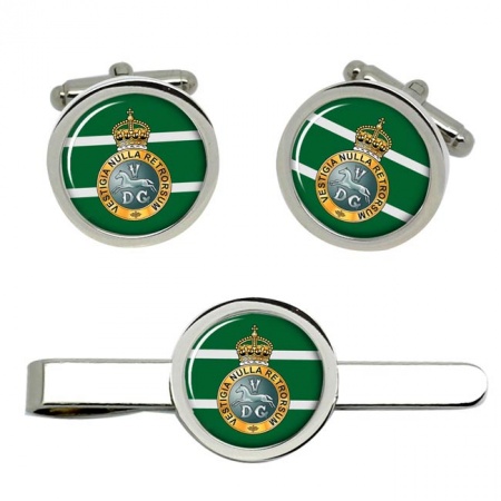 5th Regiment of Dragoons, British Army Cufflinks and Tie Clip Set