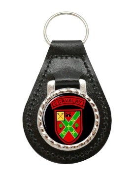 5th Cavalry Squadron (Ireland) Leather Key Fob