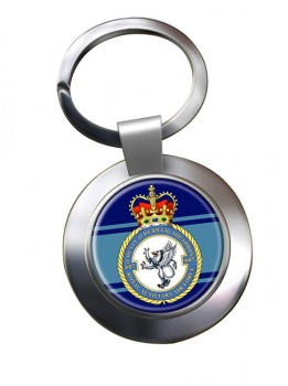 No. 607 Squadron RAuxAF Chrome Key Ring
