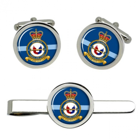 652 Squadron AAC Army Air Corps, British Army Cufflinks and Tie Clip Set