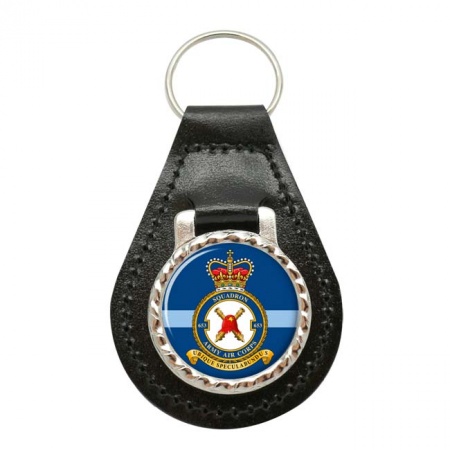 653 Squadron AAC Army Air Corps, British Army Leather Key Fob