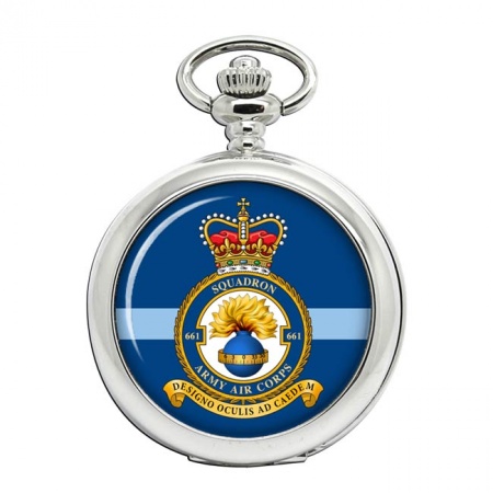 661 Squadron AAC Army Air Corps, British Army Pocket Watch