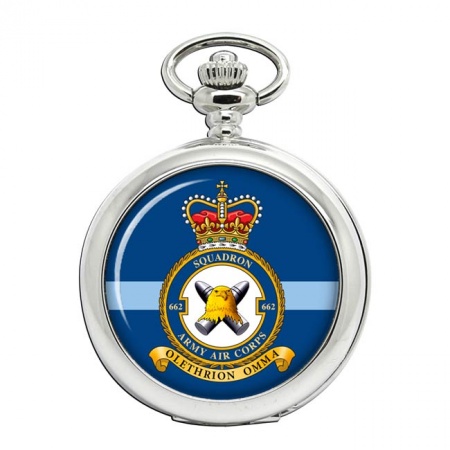 662 Squadron AAC Army Air Corps, British Army Pocket Watch