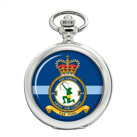 664 Squadron AAC Army Air Corps, British Army Pocket Watch