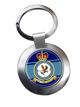 Royal Air Force Regiment No. 66 Chrome Key Ring