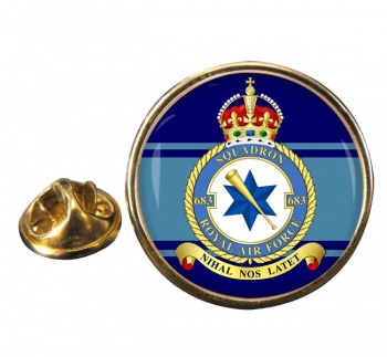 No. 683 Squadron (Royal Air Force) Round Pin Badge