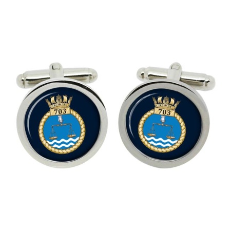 703 Naval Air Squadron, Royal Navy Cufflinks in Box