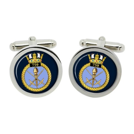 759 Naval Air Squadron, Royal Navy Cufflinks in Box