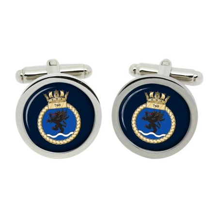 760 Naval Air Squadron, Royal Navy Cufflinks in Box