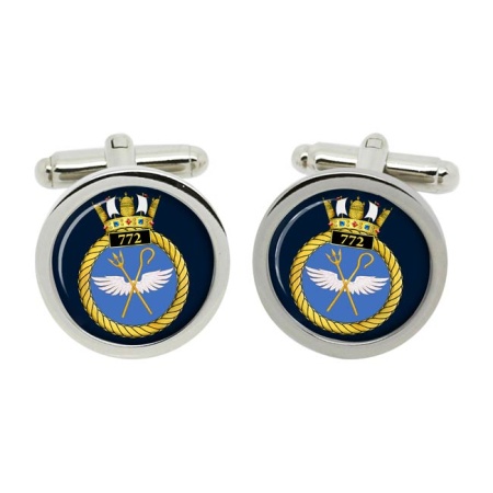 772 Naval Air Squadron, Royal Navy Cufflinks in Box