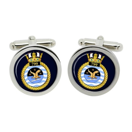 799 Naval Air Squadron, Royal Navy Cufflinks in Box