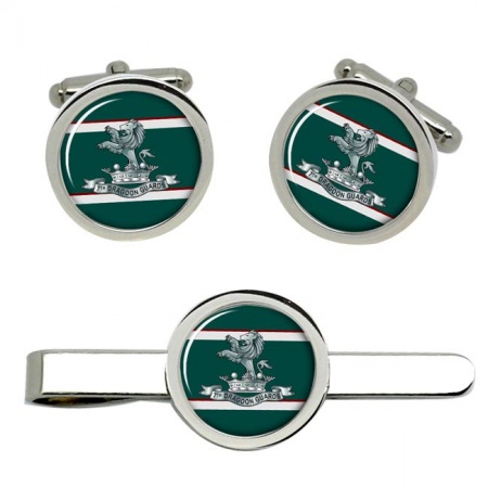 7th Dragoon Guards, British Army Cufflinks and Tie Clip Set