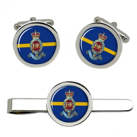7th Parachute Regiment Royal Horse Artillery, British Army ER Cufflinks and Tie Clip Set
