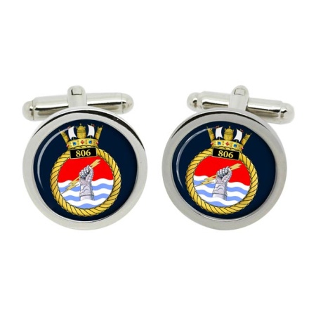 806 Naval Air Squadron, Royal Navy Cufflinks in Box