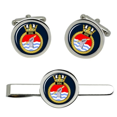 806 Naval Air Squadron, Royal Navy Cufflink and Tie Clip Set