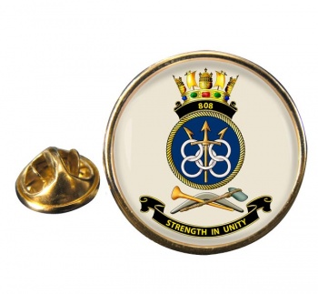 808 Squadron RAN Round Pin Badge