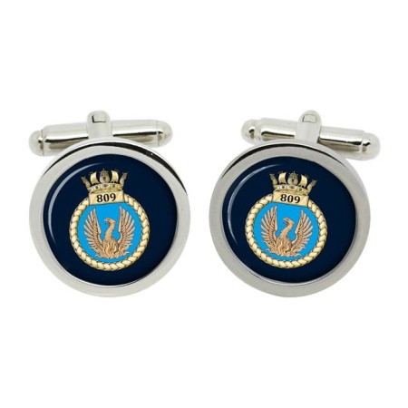 809 Naval Air Squadron, Royal Navy Cufflinks in Box