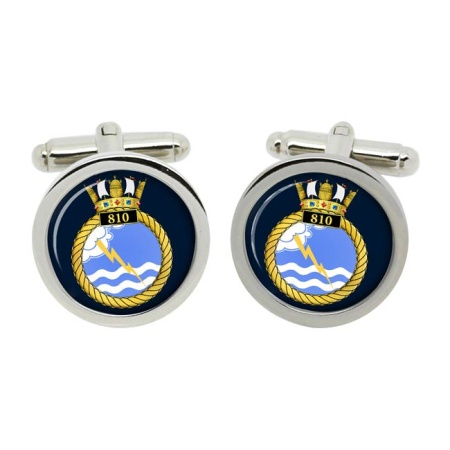 810 Naval Air Squadron, Royal Navy Cufflinks in Box