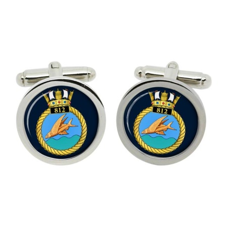 812 Naval Air Squadron, Royal Navy Cufflinks in Box