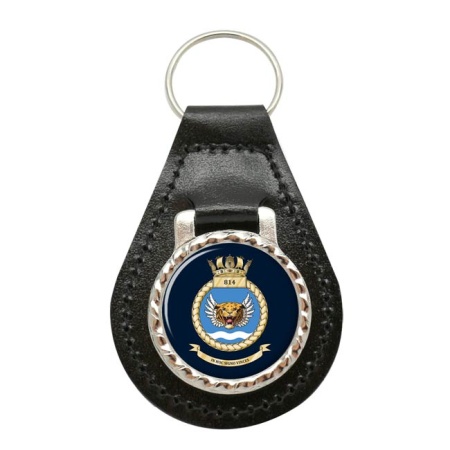 814 Naval Air Squadron, Royal Navy Leather Key Fob