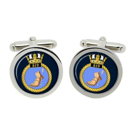 819 Naval Air Squadron, Royal Navy Cufflinks in Box