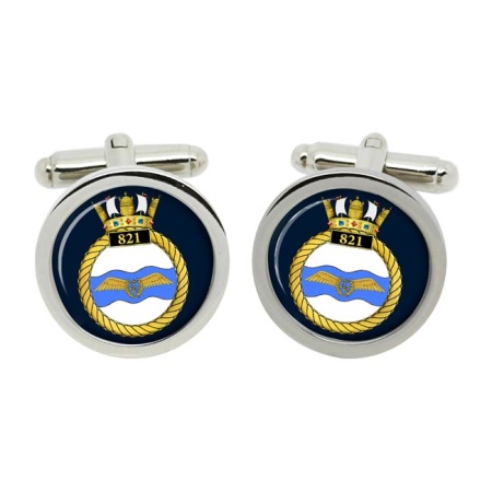 821 Naval Air Squadron, Royal Navy Cufflinks in Box