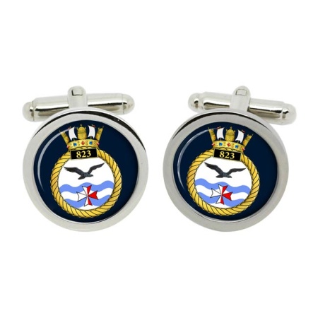 823 Naval Air Squadron, Royal Navy Cufflinks in Box