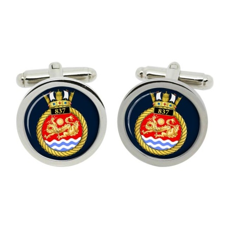837 Naval Air Squadron, Royal Navy Cufflinks in Box