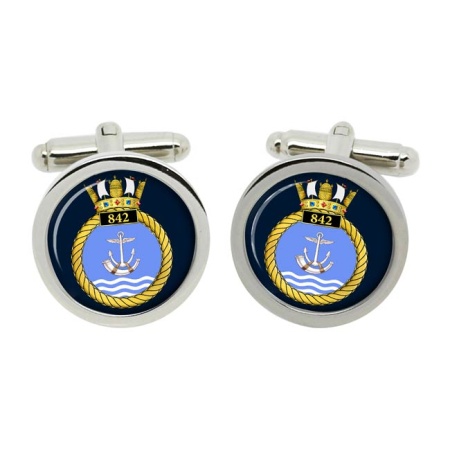 842 Naval Air Squadron, Royal Navy Cufflinks in Box