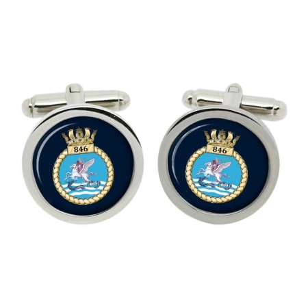 846 Naval Air Squadron, Royal Navy Cufflinks in Box