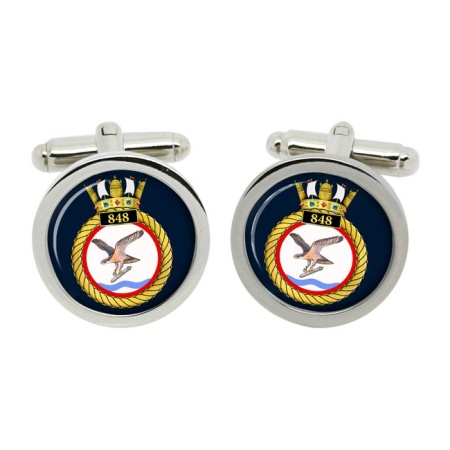 848 Naval Air Squadron, Royal Navy Cufflinks in Box