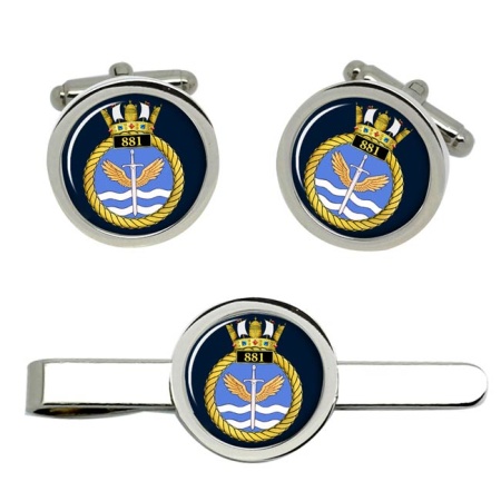 881 Naval Air Squadron, Royal Navy Cufflink and Tie Clip Set