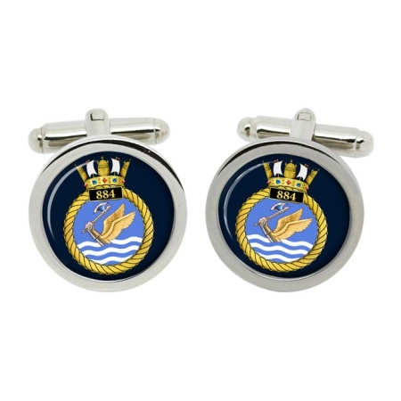 884 Naval Air Squadron, Royal Navy Cufflinks in Box