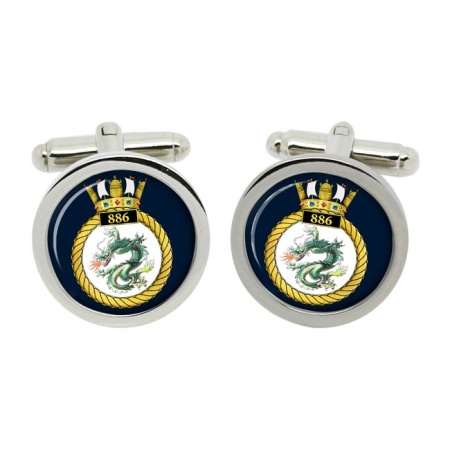 886 Naval Air Squadron, Royal Navy Cufflinks in Box