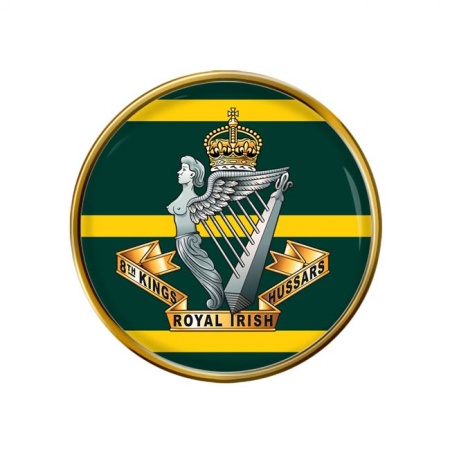 8th King's Royal Irish Hussars, British Army Pin Badge